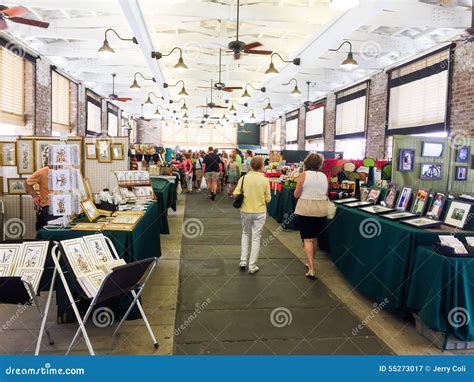 Historic Charleston City Market, Charleston, SC Editorial Photography ...