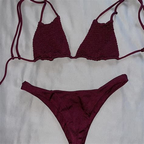 Indah Bikini Set Ties In The Back Xs Top Only Depop