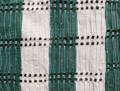 Green And White Yoruba Adire African Textiles