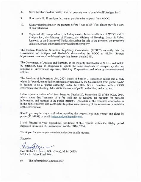 MP Lewis Files Freedom of Information Requests on Three Ministries and