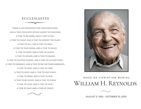 Funeral Bulletin, Funeral Program, Editable Bulletin, Custom Program