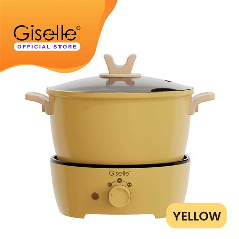 Giselle Detachable Multifunction Electric Hot Pot Cooker With Grill W L Kea Shopee