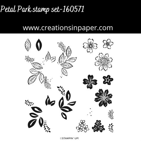 Stampin Up Petal Park Color Combo Creations In Paper