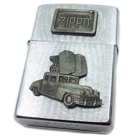 ZIPPO - ZIPPO ジッポーカー エンブレム メタル貼り ライター 1998年 着火OKの通販 by ベクトル ラクマ店｜ジッポーならラクマ