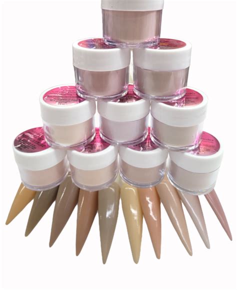 Acrylic Collection Nude Colors Pcs Oz Powders Cv Nails Supply
