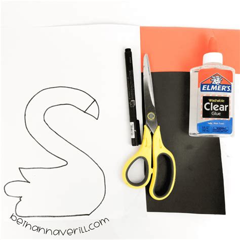 S Is For Swan Craft For Preschoolers Beth Ann Averill