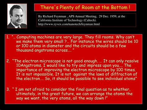 Ppt There S Plenty Of Room At The Bottom Powerpoint Presentation