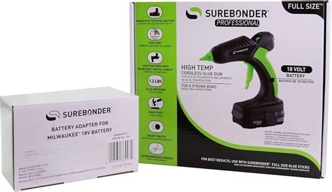 Surebonder PRO Battery Powered Hot Glue Gun OFF