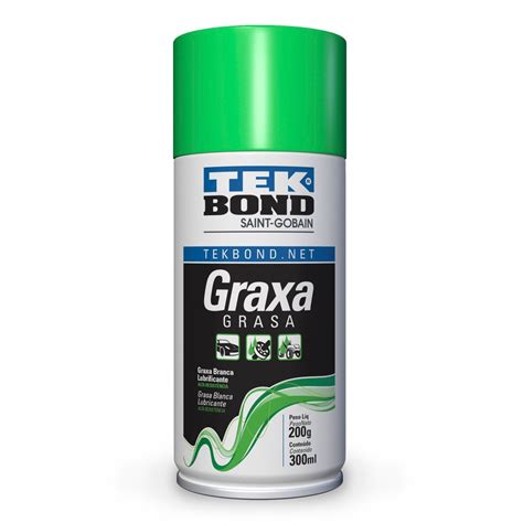 Grasa Blanca Lubricante Multiuso Alta Resistencia Spray 300ml Tekbond