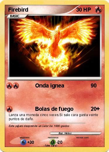 Pokémon Firebird 33 33 Onda Ignea My Pokemon Card