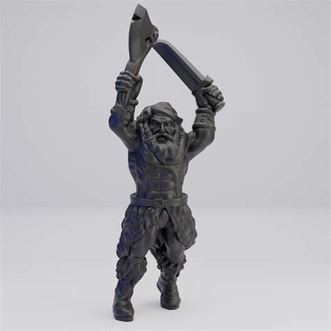 Hot Goblin 蛮族デュアル ミニチュア ホットゴブリン 狂戦士TRPGコマ