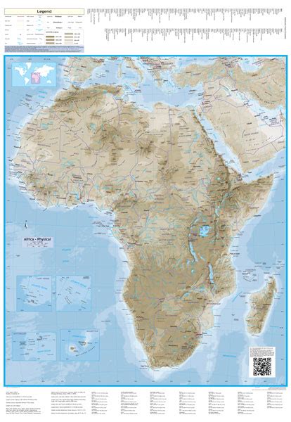 Africa Physical Globetrotter Map