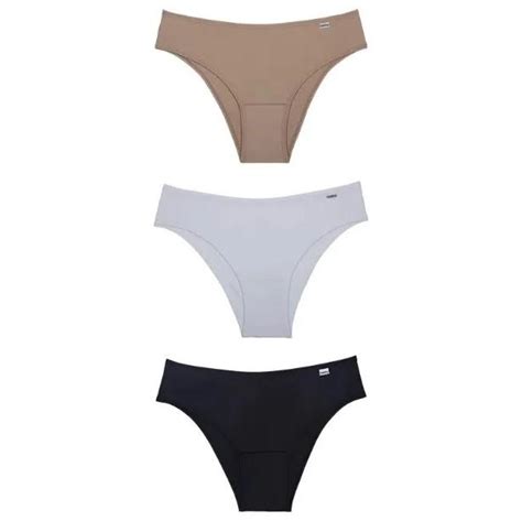 Kit 3 Calcinhas De Microfibra 51509 DelRio Le Lingerie