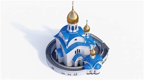 3d Model Church Turbosquid 1951849
