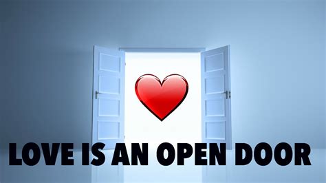 Love Is An Open Door Itsleo11 Youtube