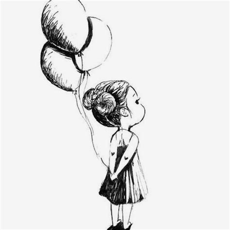 Раскраска девочка с шариками - 70 фото