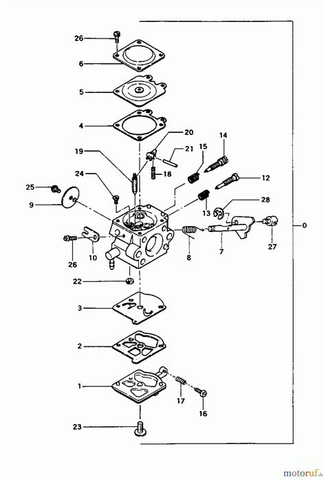 Tanaka TIA-305 - Power Auger Carburetor Spareparts 668-5212 Dichtung