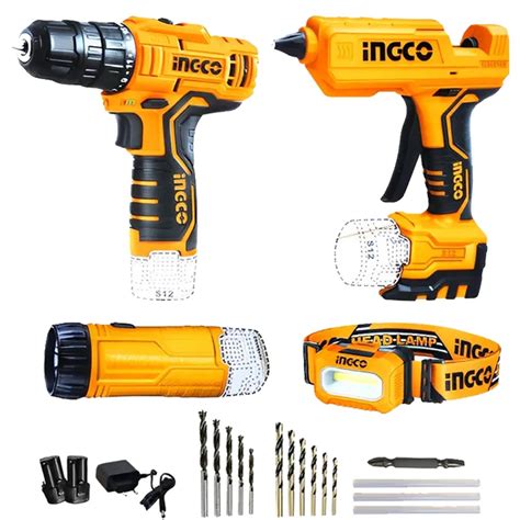 Ingco 20V Cordless Tool Combo Pack COSLI22121