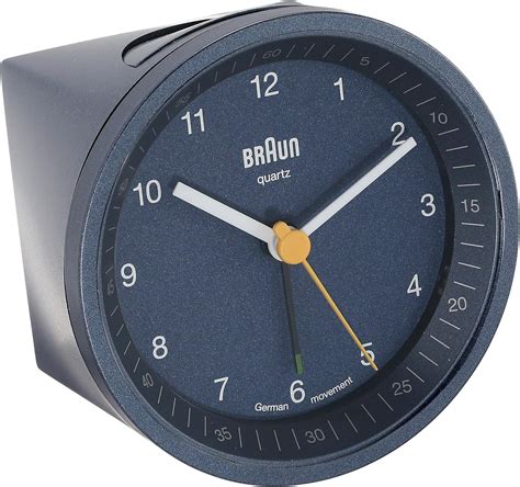 Braun Classic Analogue Alarm Clock With Snooze And Light German Quartz