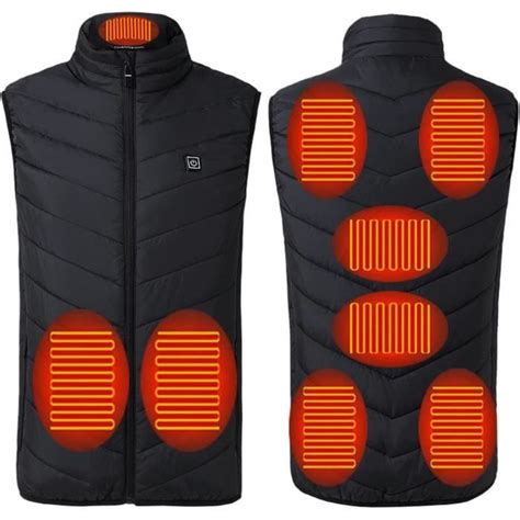 Gilet Chauffant Veste Chauffante électrique Rechargeable par USB