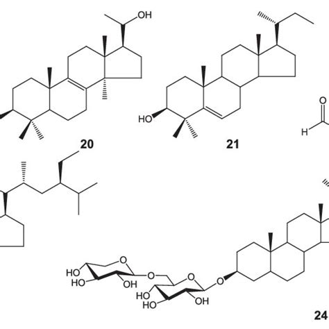 Chemical Structures Of Steroids Download Scientific Diagram