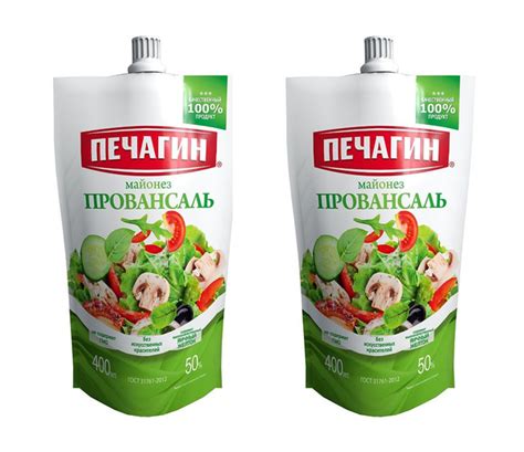 Майонез Печагин провансаль, 2 уп по 400 мл - купить с доставкой по ...