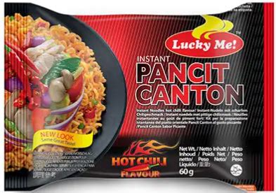 Lucky Me Pancit Canton Chow Mein Noodles Hot Chilli 60g Sari Sari Shop