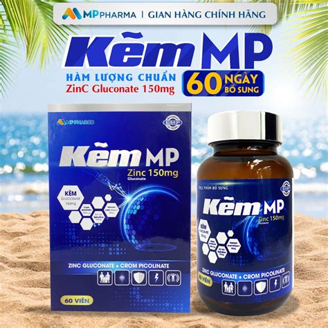 Sẵn Kẽm MP Zinc, viên uống bổ sung Kẽm Gluconate hỗ trợ sức khỏe ,tốt ...
