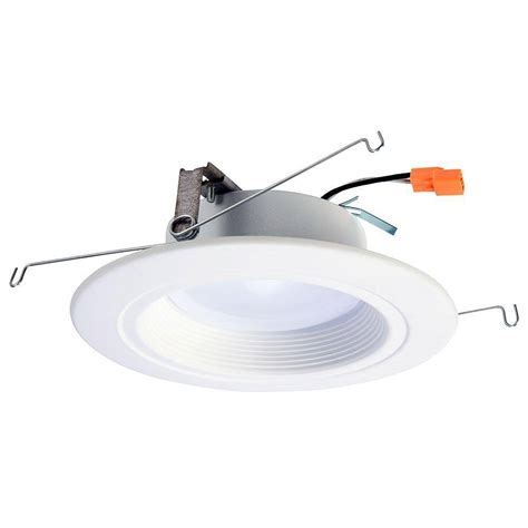 Maximus 5 in. and 6 in. White Recessed LED Retrofit Trim Kit-DLS02-627D ...