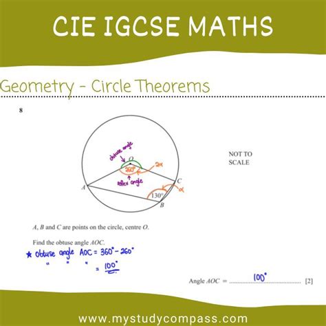 Cie Igcse Maths 0580 21 M J 19 Solved Past Paper Question 8