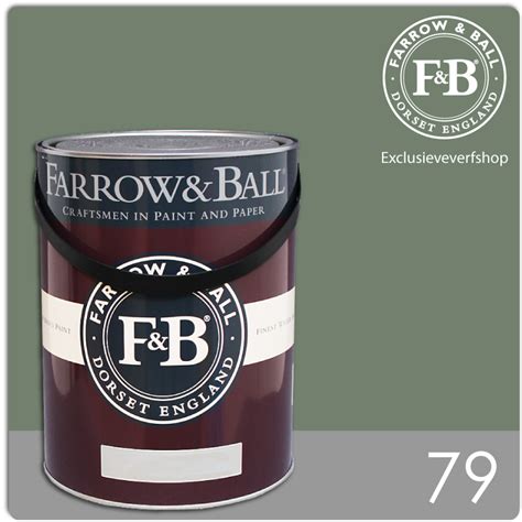 Farrow And Ball Modern Emulsion 5000 Ml Cc 79 Card Room Green