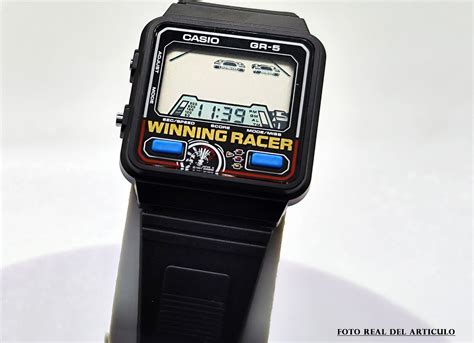 Vintage Watch Casio Game Gr Aka Winning Racer Qw Japan A O