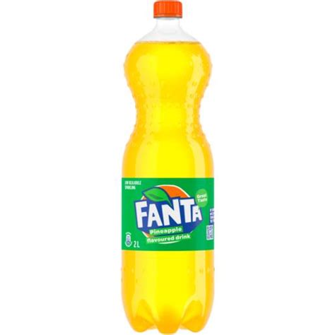 Fanta Sparkling Pineapple Flavoured Soft Drink Bottle 2l Check That