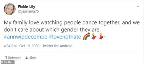 Strictly S Ann Widdecombe Accused Of Homophobia After Comments About Same Sex Coupling Daily