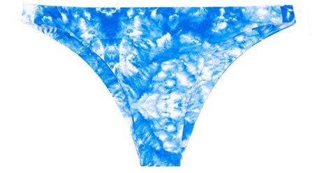 Mikoh Swimwear Synthetic Miyako Minimal Bikini Bottom Whitewater Fiji