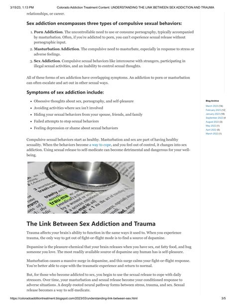 PPT UNDERSTANDING THE LINK BETWEEN SEX ADDICTION AND TRAUMA