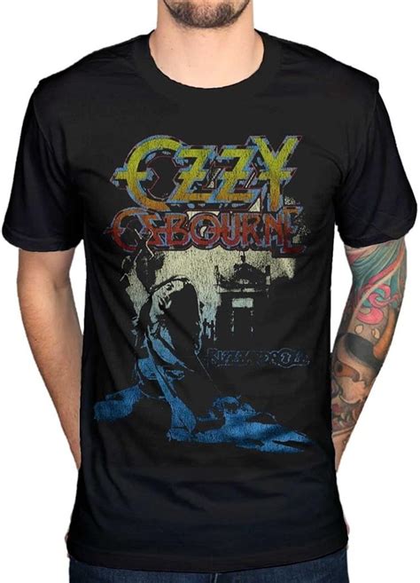 Awdip Mens Official Ozzy Osbourne Blizzard Of Ozz T Shirt Heavy Metal