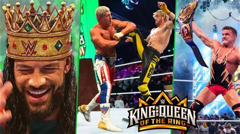 WWE King And Queen Of The Ring 2024 Full Highlights And Results ! WWE ...