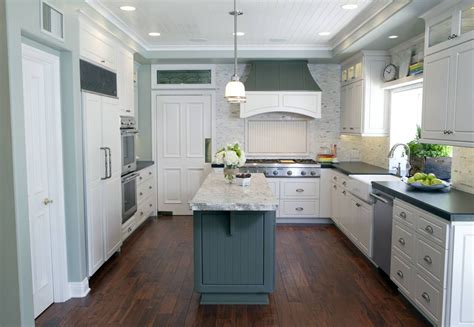 Sherwin Williams Rainwashed Kitchen