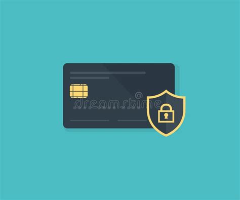 Secure Cashless Payment Via Credit Card Logo Design Plastic Card