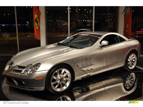 Crystal Laurite Silver Mercedes Benz Slr Mclaren Exterior Photo