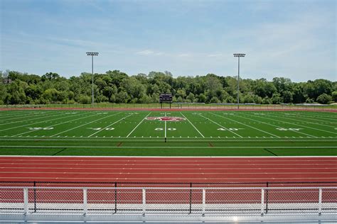 United Turf And Track Jenks Middle School Football Field Track