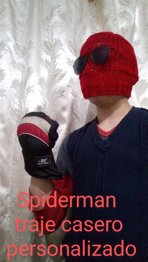 Traje Personalizado De Spiderman Casero Spiderman Trajes Personalizar