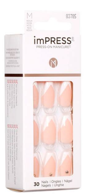 Твердый лак Kiss imPRESS Nails So French 30 шт (731509837858) – в ...