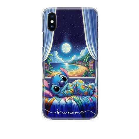 Capa Capinha Motorola Moto G53 Lilo E Stitch Personalizada Nome