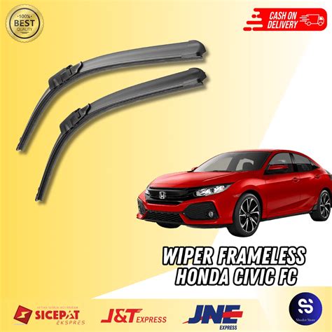 Jual Wiper Frameless Honda Civic Fc Sepasang Kiri Dan Kanan Model