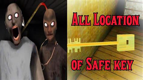 safe key granny location  granny chapter    find safe key