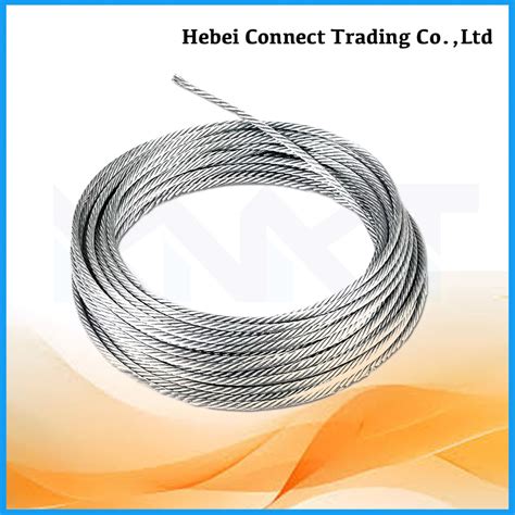 X Galvanized Wire Rope Single Layer Steel Cable Manufacturer