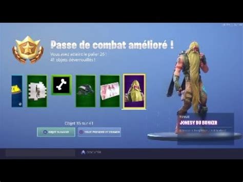 Fortnite Jach Te Le Pass De Combat Saison Tour Complet Du Pass