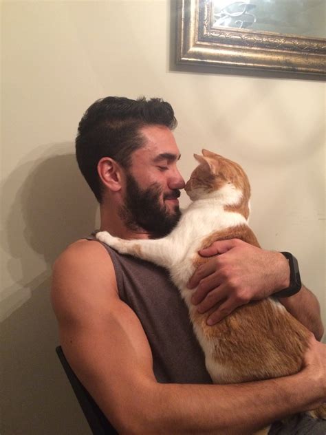 Hot Dudes With Kittens The Purr Fect Thing To See On Instagram Page Of Stay At Home Mum